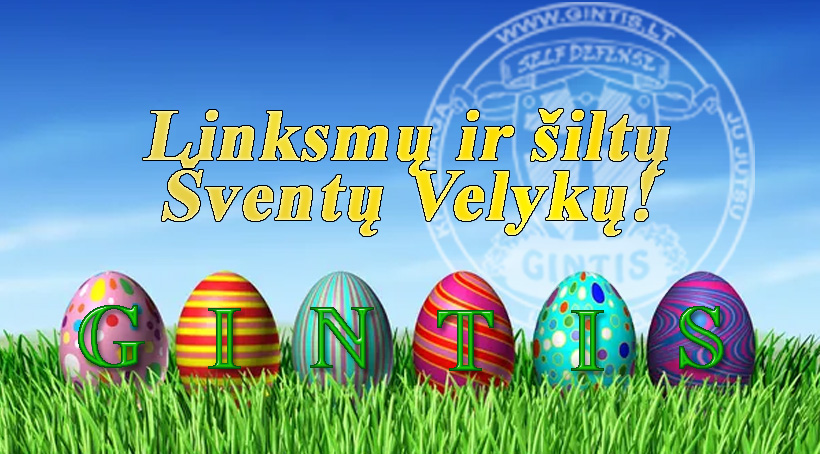 Linksmų ir šiltų Šventų Velykų!