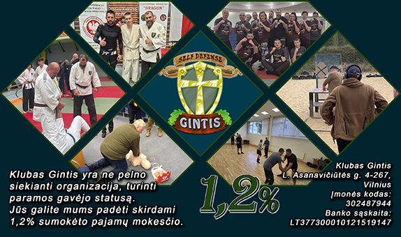 SKIRKITE KLUBUI GINTIS 1,2% NUO SAVO SUMOKĖTŲ PAJAMŲ MOKESČIŲ